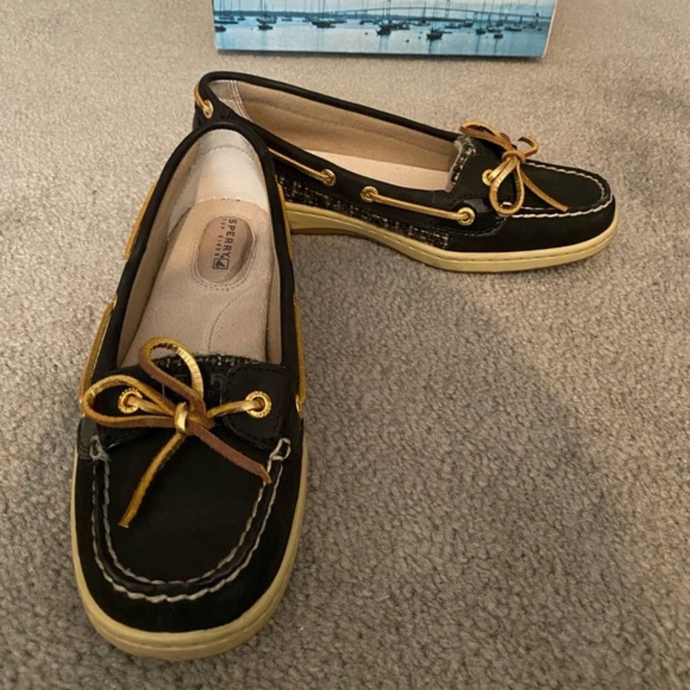 Brand New Black Sperry Angelfish